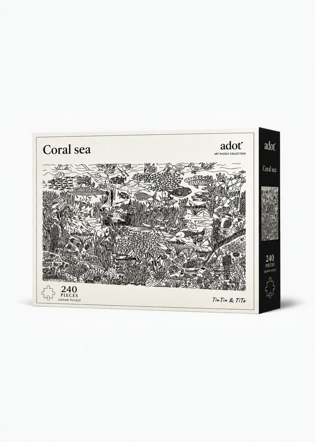 adot x Tintin and Tito "Coral Sea"  300 Pieces Jigsaw puzzle