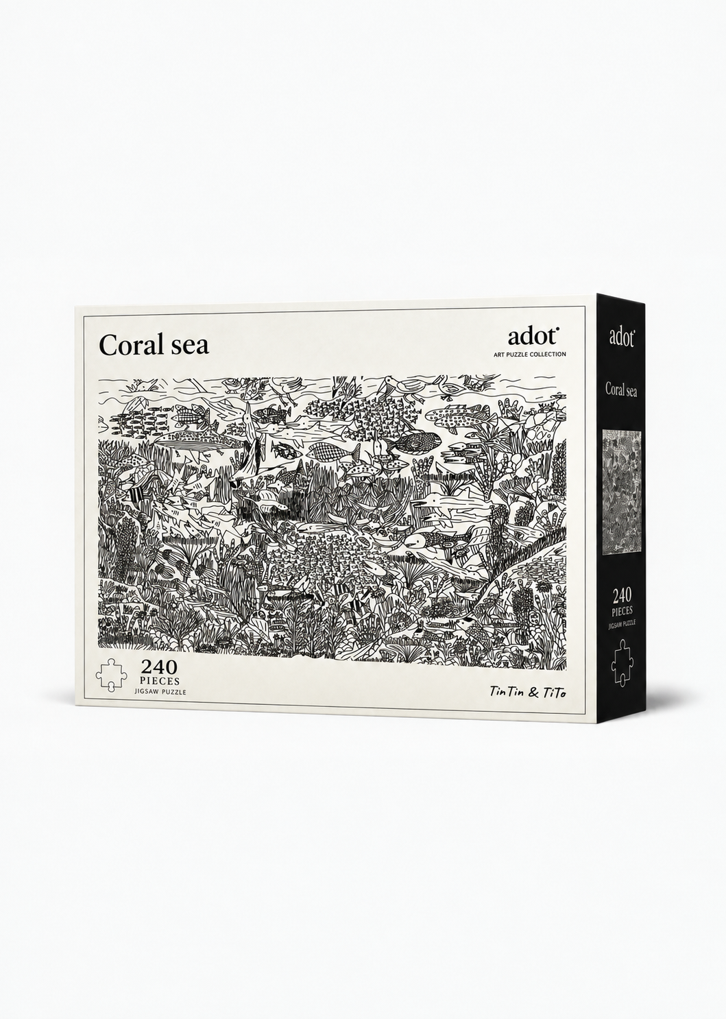 adot x Tintin and Tito "Coral Sea"  300 Pieces Jigsaw puzzle