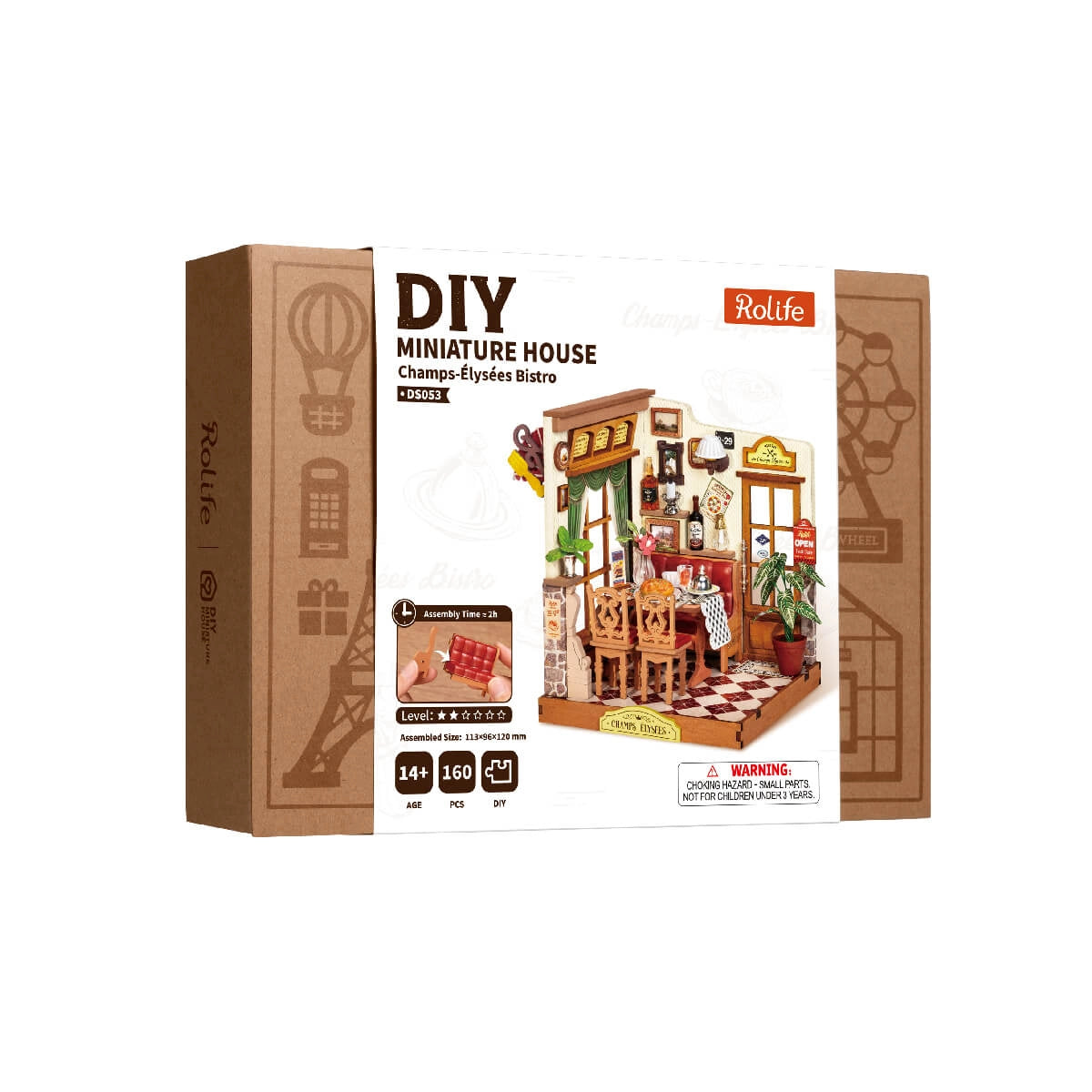 Rolife DIY Miniature House - Champs-Élysées Bistro DS053