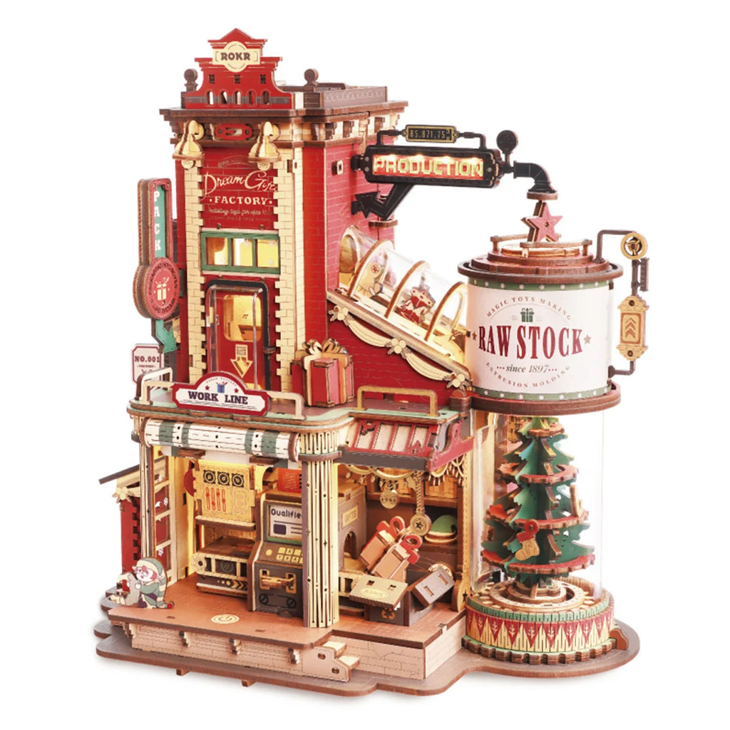 Rolife Dream Gift Factory Wooden Music Box EAB01