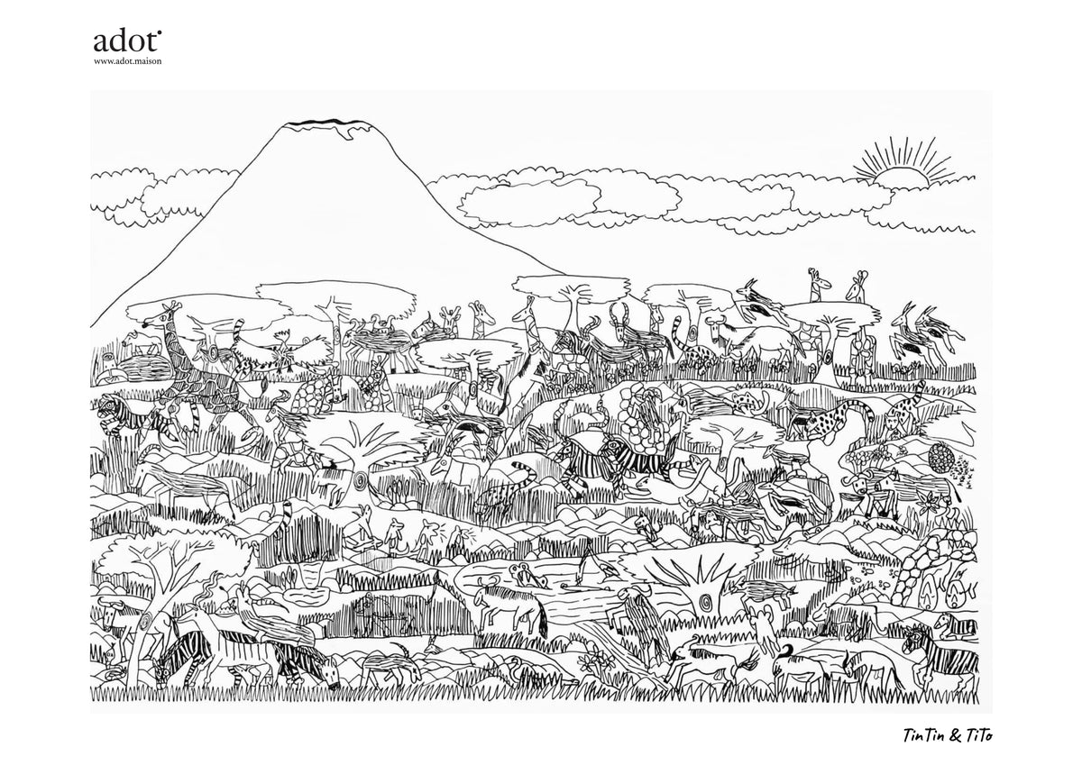 Seven Habitats : Highland (Artprint) By Tintin and Tito