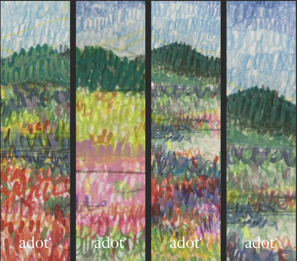 adot x Prem Bauchum "A Symphony of Wind, Water, and Bloom" Bookmark