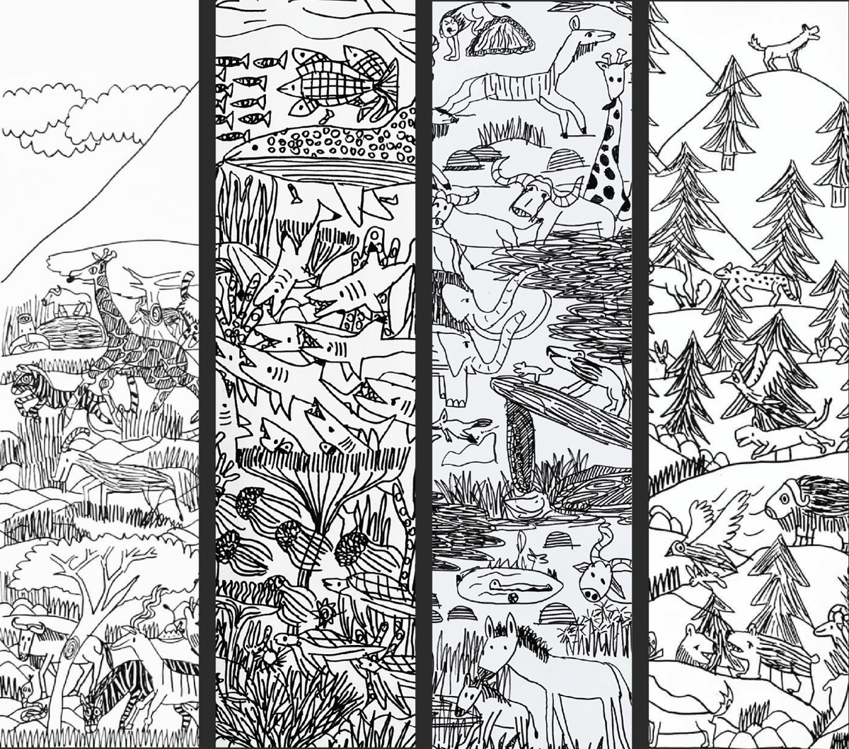 adot x TinTin & TiTo 7 Habitats Bookmark