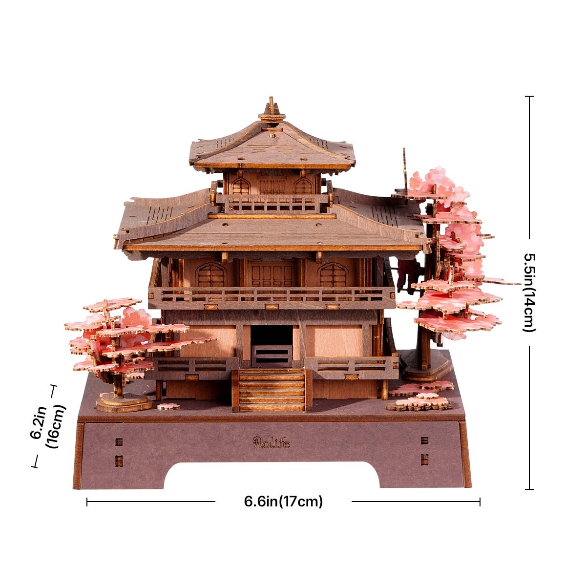 Rolife 3D Wooden Puzzle - Sakura Pavilion TGA07