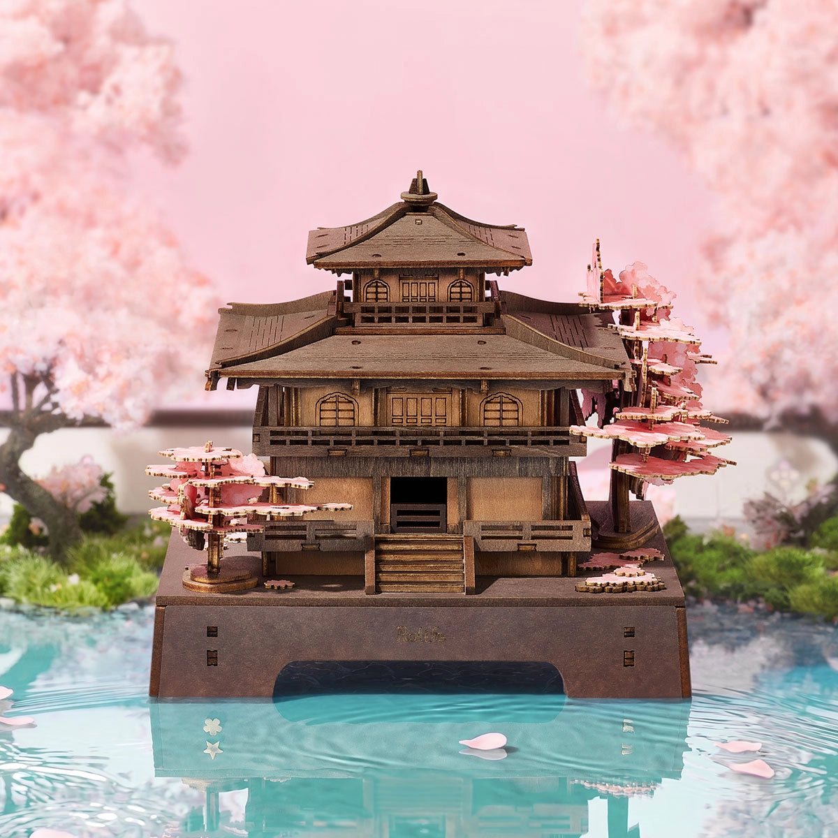 Rolife 3D Wooden Puzzle - Sakura Pavilion TGA07