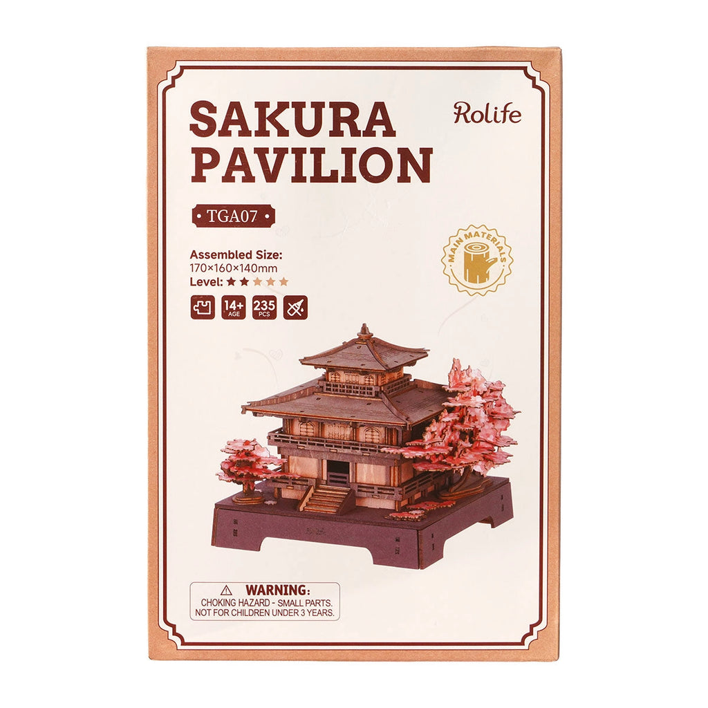 Rolife 3D Wooden Puzzle - Sakura Pavilion TGA07
