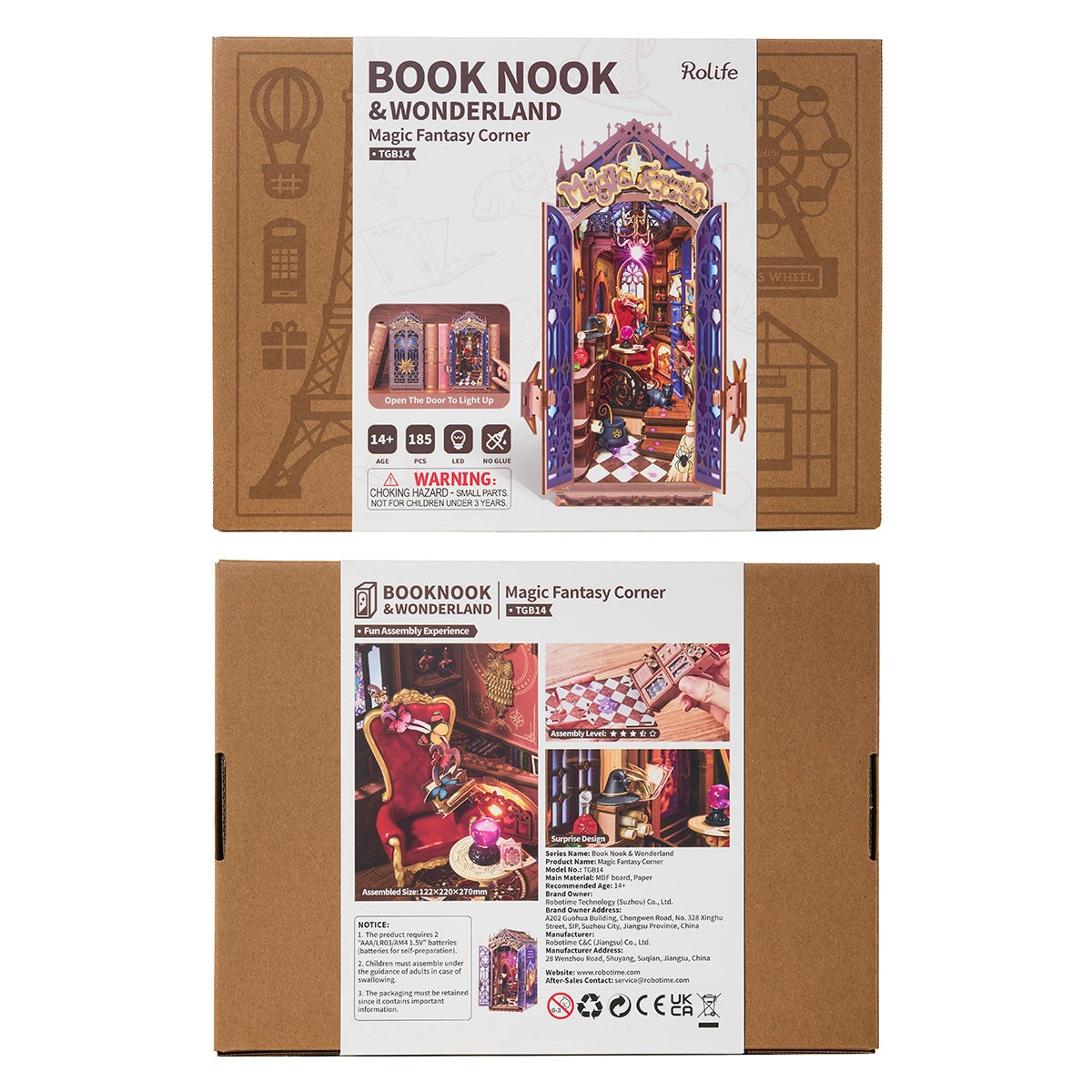 Rolife DIY Book Nook Kit - Magic Fantasy Corner TGB14
