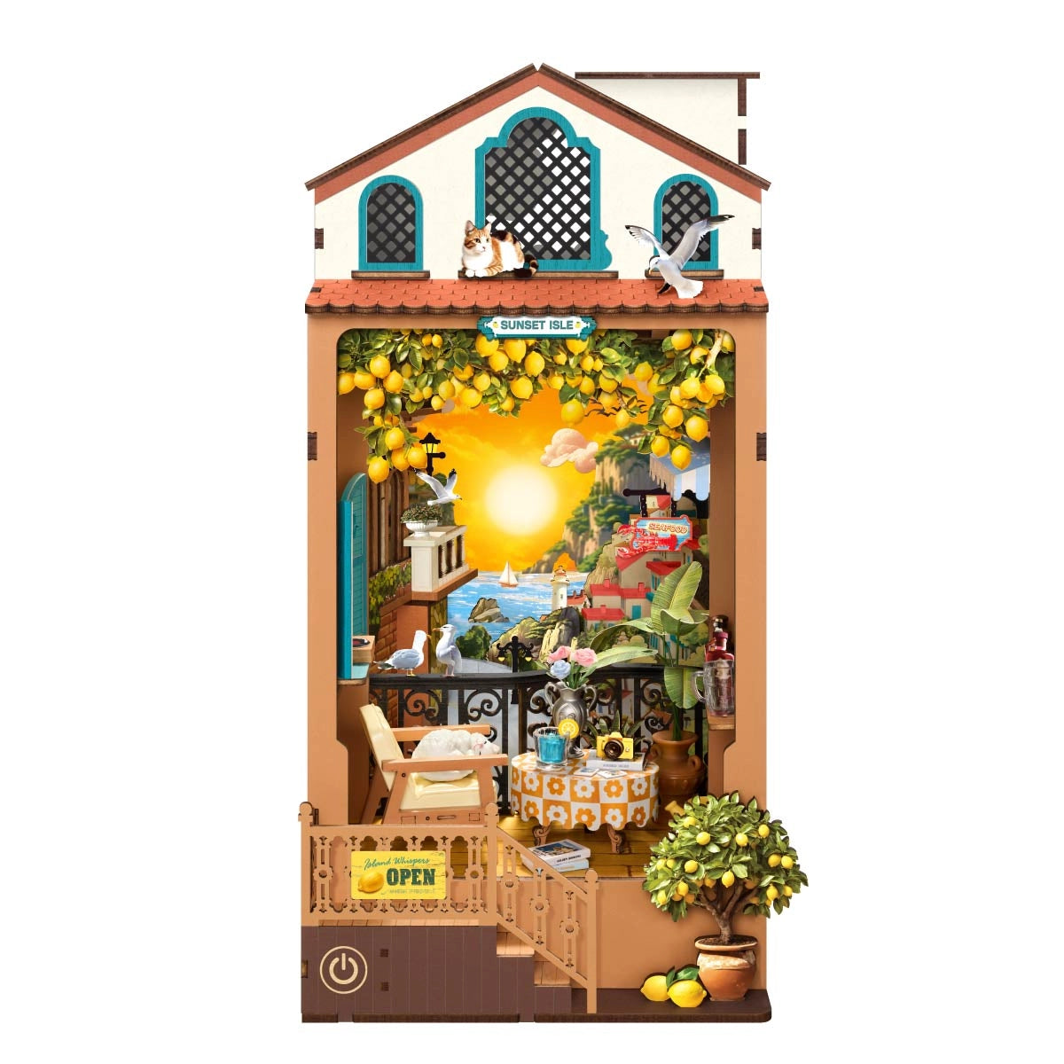 Rolife DIY Book Nook Kit - Sunset Isle TGB18