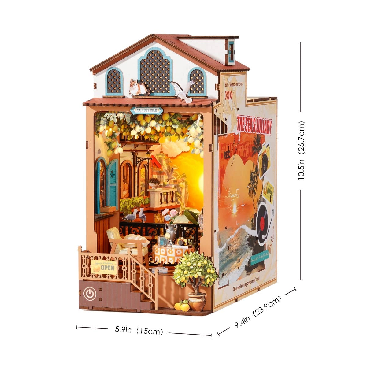 Rolife DIY Book Nook Kit - Sunset Isle TGB18