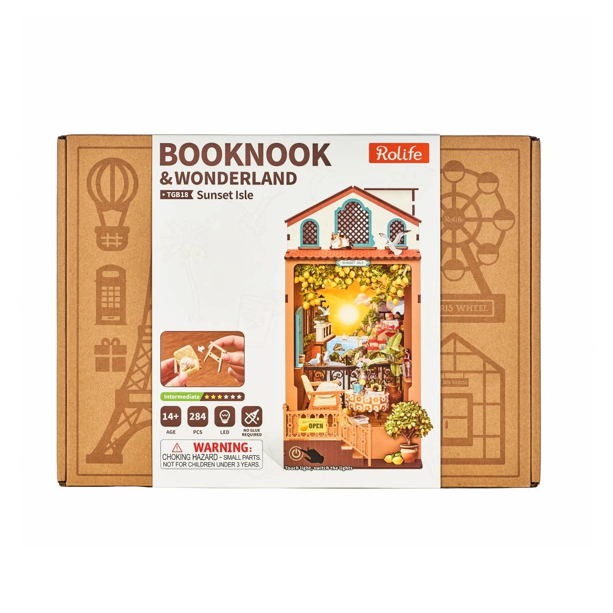 Rolife DIY Book Nook Kit - Sunset Isle TGB18