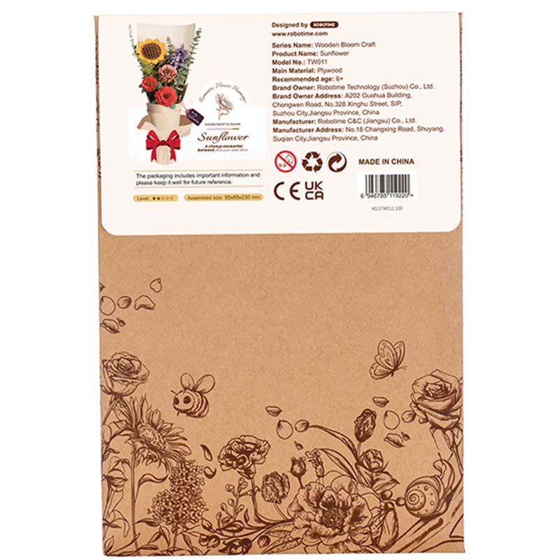 Rowood DIY Wooden Sunflower TW011