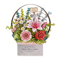 Rowood DIY 3D Puzzle - Wooden Flower Basket TW03H