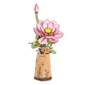 Rowood Lotus DIY Wooden Wooden Flower 3D Puzzle TW151