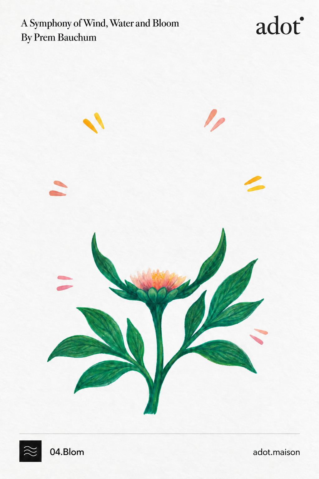"A Symphony of Wind, Water and Bloom" Floral Postcard Workshop