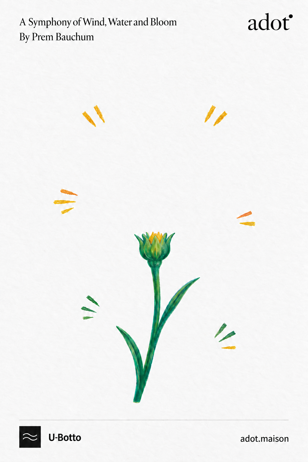 "A Symphony of Wind, Water and Bloom" Floral Postcard Workshop