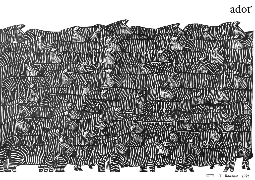 adot x studio little hands "Dazzling Motion"  240 Pieces Jigsaw puzzle