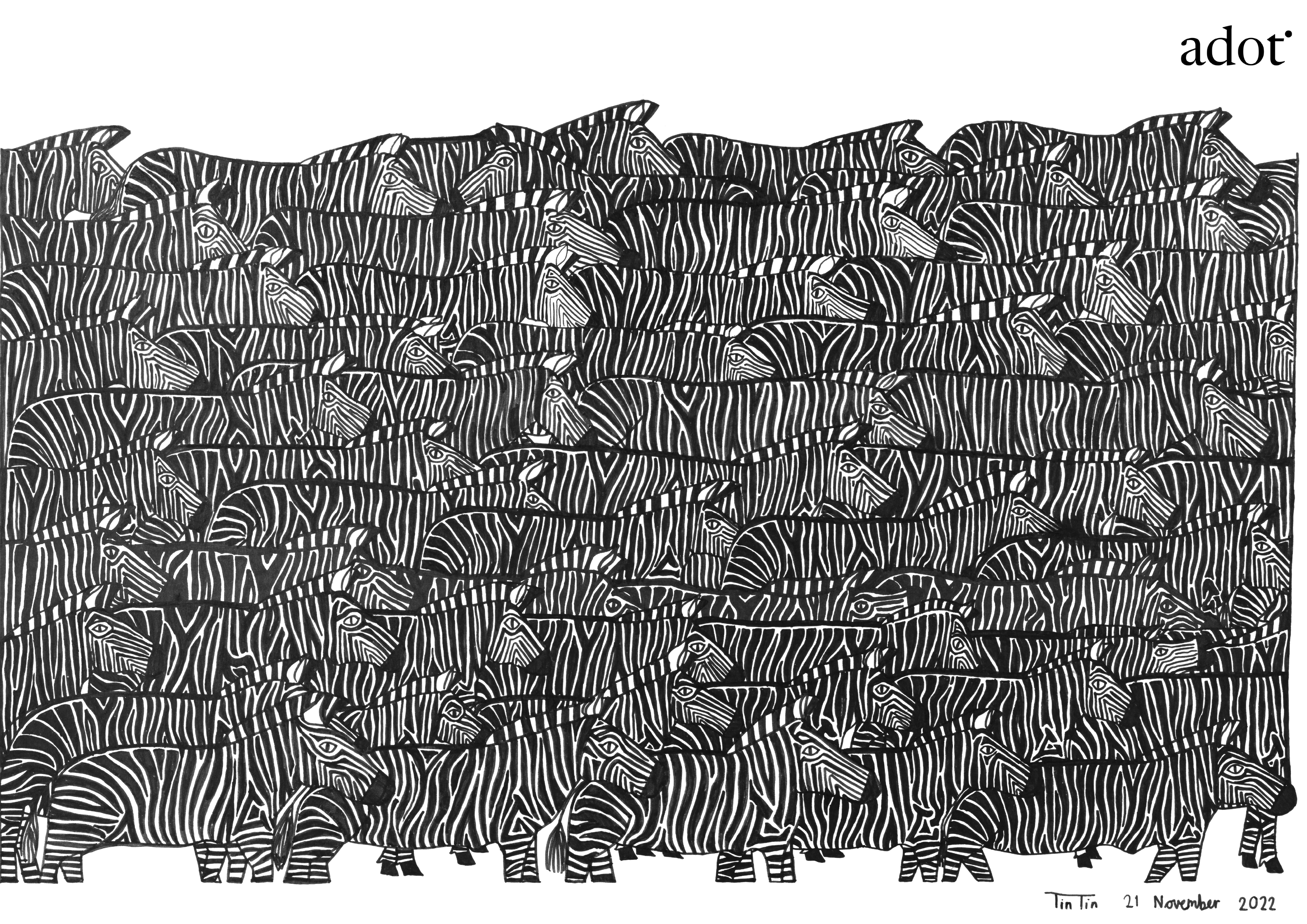 adot x studio little hands "Dazzling Motion"  240 Pieces Jigsaw puzzle