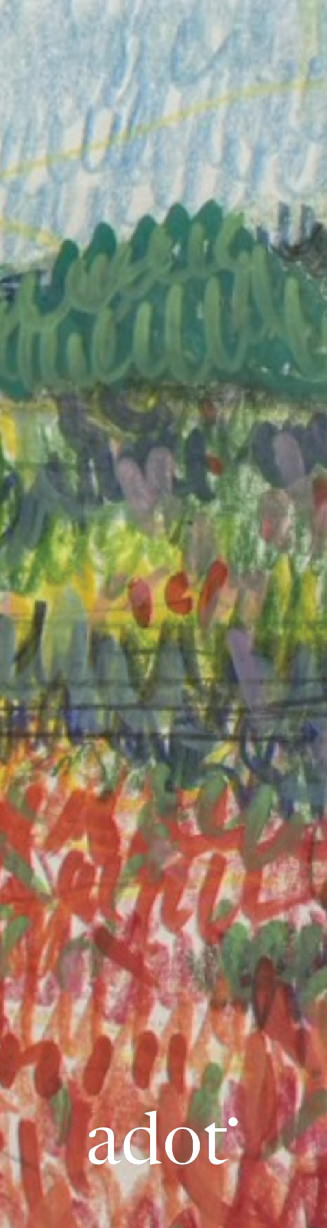 adot x Prem Bauchum "A Symphony of Wind, Water, and Bloom" Bookmark