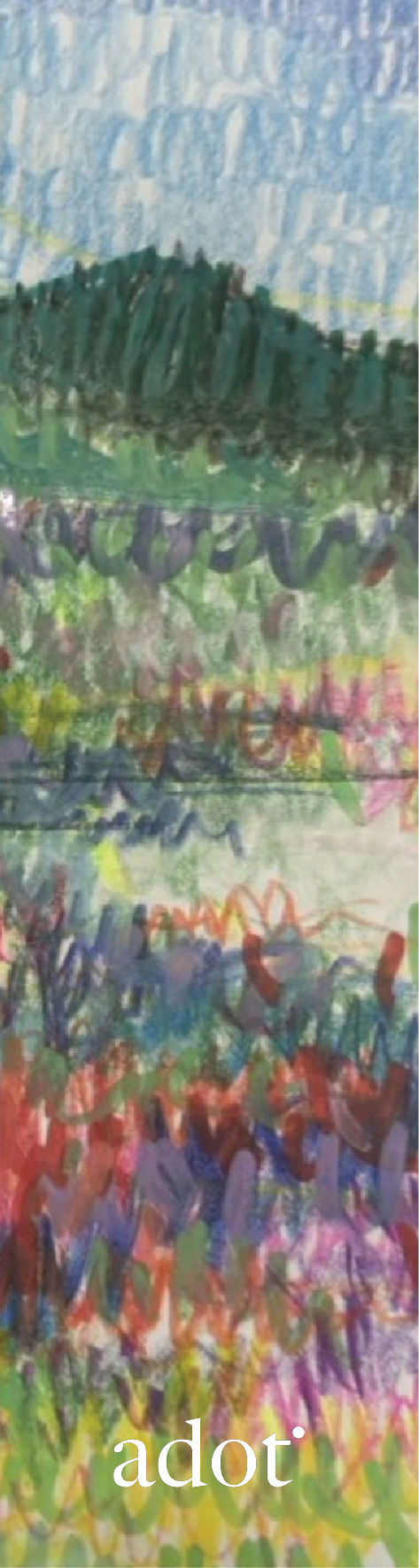 adot x Prem Bauchum "A Symphony of Wind, Water, and Bloom" Bookmark