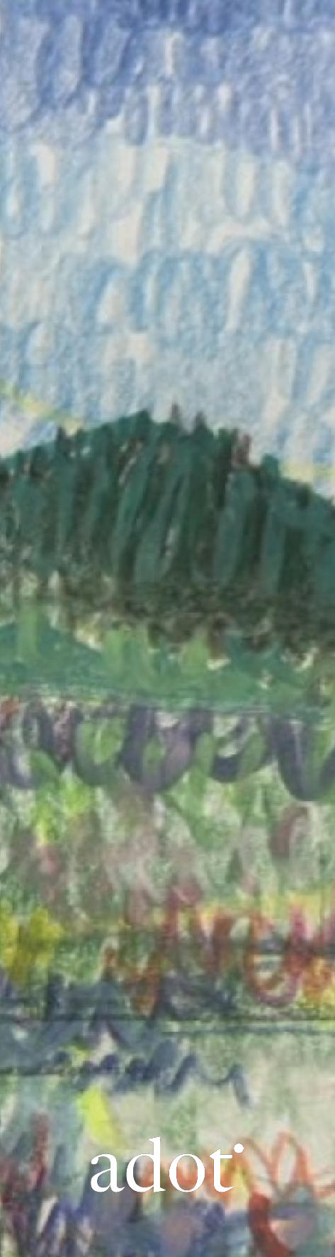 adot x Prem Bauchum "A Symphony of Wind, Water, and Bloom" Bookmark